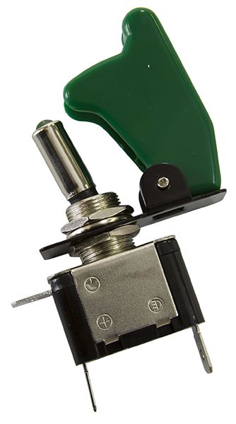 Aeroflow Green Covered LED Rocket / Missile Switch (AF49-5055)