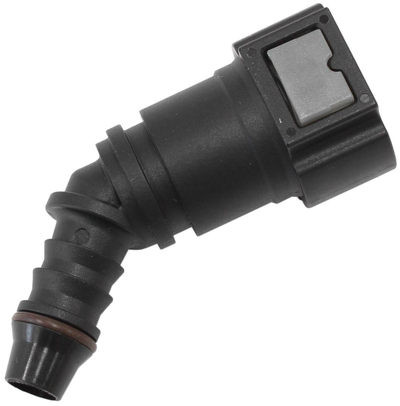 Aeroflow Push-On 3/8" to 3/8" (9.65mm) 45° Barb EFI Fitting (AF49-7011) AF49-7011