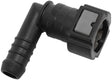 Aeroflow Push-On 3/8" to 3/8" (9.65mm) 90° Barb EFI Fitting (AF49-7012)