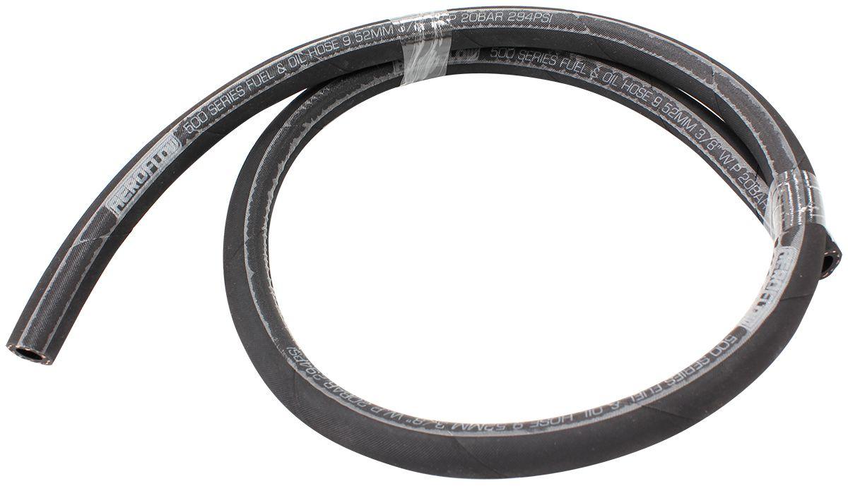 Aeroflow 500 Series Black Push Lock Hose -4AN (AF500-04-1MBLK)