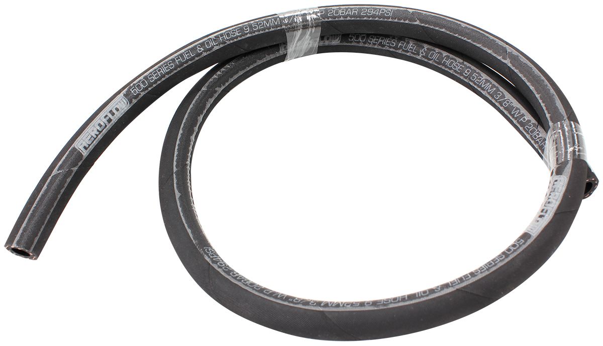 Aeroflow 500 Series Black Push Lock Hose -12AN (AF500-12-1MBLK)