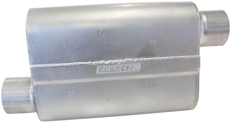 Aeroflow Aeroflow 5000 Series Mufflers - Offset Inlet/Offset Outlet (AF5000-250)