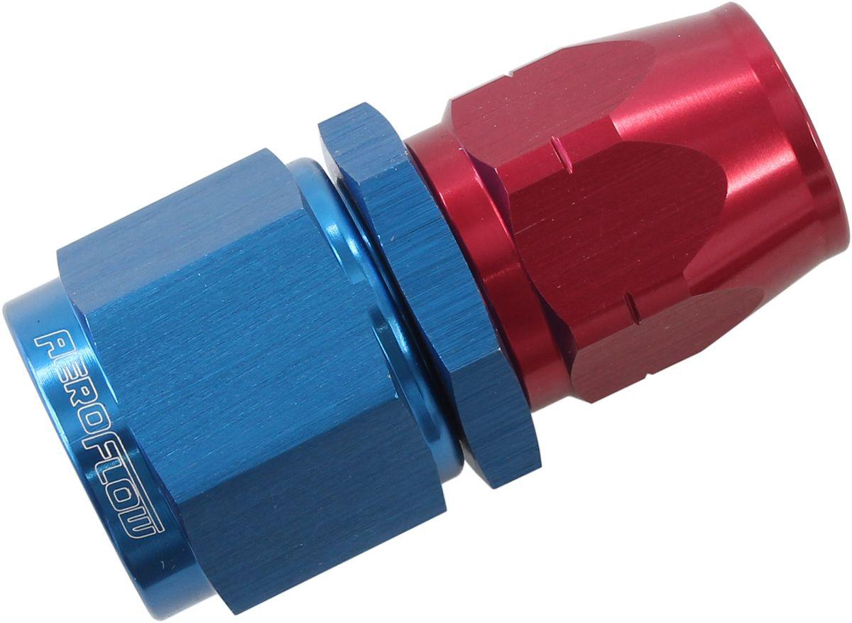 Aeroflow 550 Series Cutter Style One Piece Straight Stepped Hose End -8AN to -6 Hose (AF501-06-08) AF501-06-08
