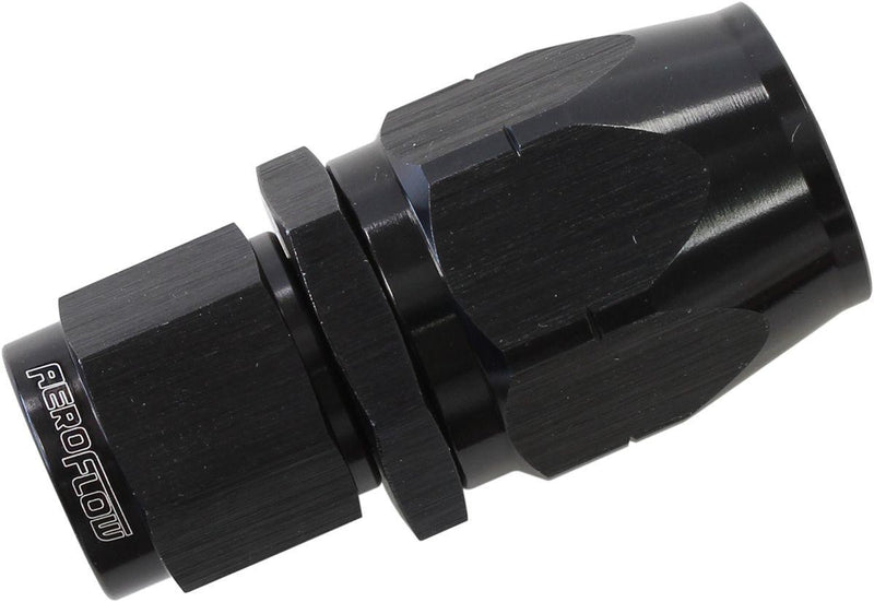 Aeroflow 550 Series Cutter Style One Piece Straight Stepped Hose End -6AN to -8 Hose (AF501-08-06BLK) AF501-08-06BLK