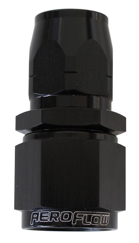 Aeroflow 550 Series Cutter Style One Piece Straight Stepped Hose End -10AN to -12 Hose (AF501-12-10BLK) AF501-12-10BLK