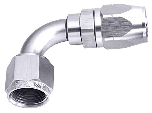 Aeroflow 500 Series Cutter Swivel 90° Hose End -6AN (AF503-06S)