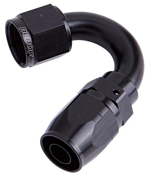 Aeroflow 500 Series Cutter Swivel 150° Hose End -6AN (AF505-06BLK) AF505-06BLK