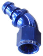 Aeroflow 510 Series Full Flow Tight Radius Push Lock 45° Hose End -10AN (AF512-10) AF512-10