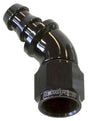 Aeroflow 510 Series Full Flow Tight Radius Push Lock 45° Hose End -12AN (AF512-12BLK) AF512-12BLK