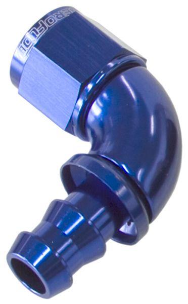 Aeroflow 510 Series Full Flow Tight Radius Push Lock 90° Hose End -8AN (AF513-08) AF513-08