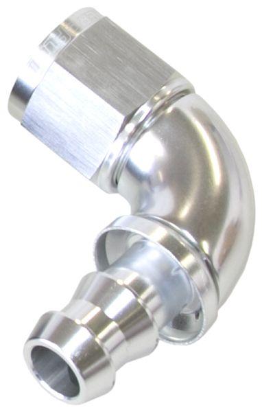Aeroflow 510 Series Full Flow Tight Radius Push Lock 90° Hose End -10AN (AF513-10S) AF513-10S