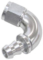 Aeroflow 510 Series Full Flow Tight Radius Push Lock 120° Hose End -10AN (AF514-10S) AF514-10S