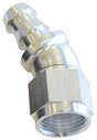 Aeroflow 510 Series Full Flow Tight Radius Push Lock 30° Hose End -4AN (AF517-04S) AF517-04S