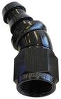 Aeroflow 510 Series Full Flow Tight Radius Push Lock 30° Hose End -6AN (AF517-06BLK) AF517-06BLK
