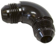 Aeroflow 90° Full Flow AN Union -8AN (AF521-08BLK)