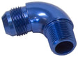 Aeroflow 90° NPT to AN Full Flow Adapter 1/4" to -6AN (AF522-06) AF522-06