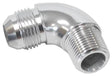 Aeroflow 90° NPT to AN Full Flow Adapter 1/4" to -6AN (AF522-06S) AF522-06S