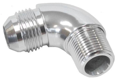 Aeroflow 90° NPT to AN Full Flow Adapter 1/2" to -8AN (AF522-08-08S) AF522-08-08S
