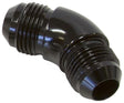 Aeroflow 45° Full Flow AN Union -3AN (AF527-03BLK) AF527-03BLK