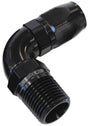 Aeroflow 90° Male NPT Full Flow Swivel Hose End 3/8" to -10AN (AF529-10-06BLK) AF529-10-06BLK