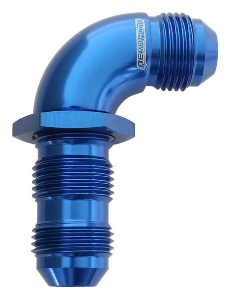 Aeroflow 90° Full Flow AN Bulkhead -12AN (AF533-12) AF533-12