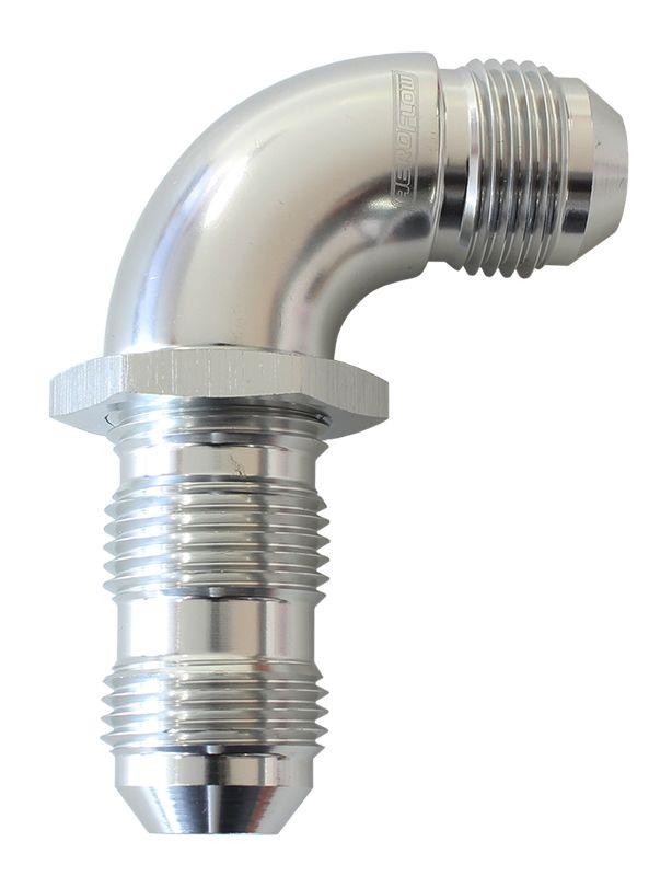 Aeroflow 90° Full Flow AN Bulkhead -12AN (AF533-12S) AF533-12S