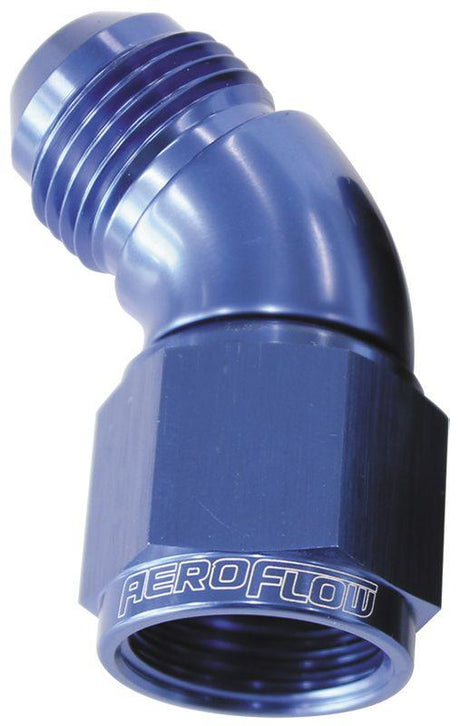Aeroflow 45° Full Flow Female/Male Flare Swivel -4AN (AF542-04) AF542-04