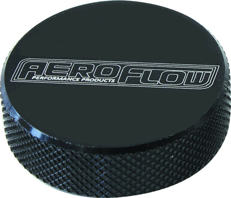 Aeroflow Black Billet Air Cleaner Nut (AF55-1006BLK)