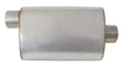 Aeroflow 5500 Series Stainless Steel 3" Offset/Center Muffler 3" Inlet and Outlets, 13.75" Length, 9.45" Width, 5.3" Height. (AF5501-300) AF5501-300