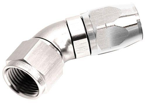 Aeroflow 550 Series Cutter One-Piece Full Flow Swivel 45° Hose End -20AN (AF552-20S) AF552-20S