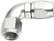 Aeroflow 550 Series Cutter One-Piece Full Flow Swivel 90° Hose End -8AN (AF553-08S) AF553-08S