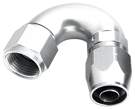 Aeroflow 550 Series Cutter One-Piece Full Flow Swivel 150° Hose End -4AN (AF555-04S) AF555-04S