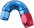 Aeroflow 550 Series Cutter Style One Piece Swivel 150° Stepped Hose End -6AN to -8 Hose (AF555-08-06) AF555-08-06