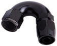 Aeroflow 550 Series Cutter One-Piece Full Flow Swivel 150° Hose End -8AN (AF555-08BLK) AF555-08BLK