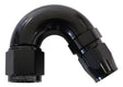 Aeroflow 550 Series Cutter Style One Piece Swivel 150° Stepped Hose End -16AN to -12 Hose (AF555-12-16BLK) AF555-12-16BLK