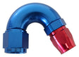 Aeroflow 550 Series Cutter Style One Piece Swivel 150° Stepped Hose End -12AN to -16 Hose (AF555-16-12) AF555-16-12