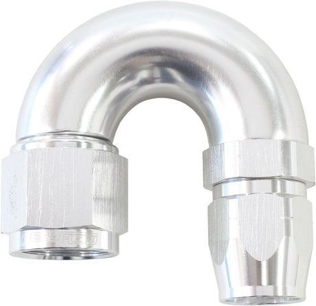 Aeroflow 550 Series Cutter Style One Piece Swivel 180° Stepped Hose End -8AN to -6 Hose (AF556-06-08S) AF556-06-08S