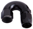 Aeroflow 550 Series Cutter One-Piece Full Flow Swivel 180° Hose End -6AN (AF556-06BLK) AF556-06BLK