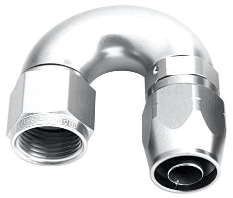 Aeroflow 550 Series Cutter One-Piece Full Flow Swivel 180° Hose End -6AN (AF556-06S) AF556-06S