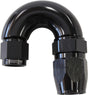 Aeroflow 550 Series Cutter Style One Piece Swivel 180° Stepped Hose End -6AN to -8 Hose (AF556-08-06BLK) AF556-08-06BLK