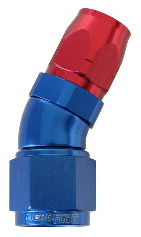 Aeroflow 550 Series Cutter Style One Piece Swivel 30° Stepped Hose End -10AN to -8 Hose (AF557-08-10) AF557-08-10