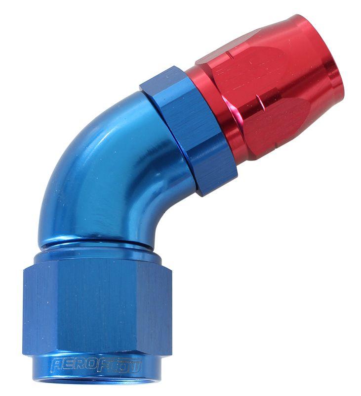 Aeroflow 550 Series Cutter Style One Piece Swivel 60° Stepped Hose End -10AN to -12 Hose (AF558-12-10) AF558-12-10