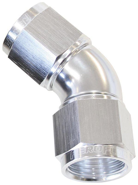 Aeroflow 45° Full Flow Female Coupler -4AN (AF563-04S) AF563-04S