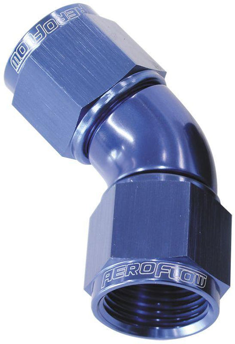 Aeroflow 45° Full Flow Female Coupler -16AN (AF563-16) AF563-16