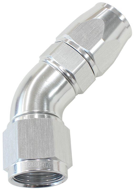 Aeroflow 570 Series PTFE 45° Hose End -3AN (AF572-03DS) AF572-03DS