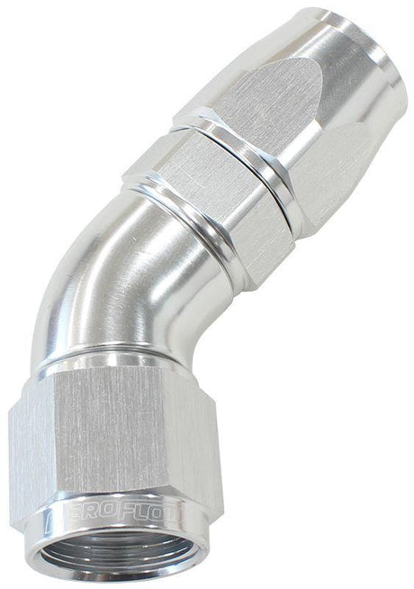 Aeroflow 570 Series PTFE 45° Hose End -6AN (AF572-06DS) AF572-06DS
