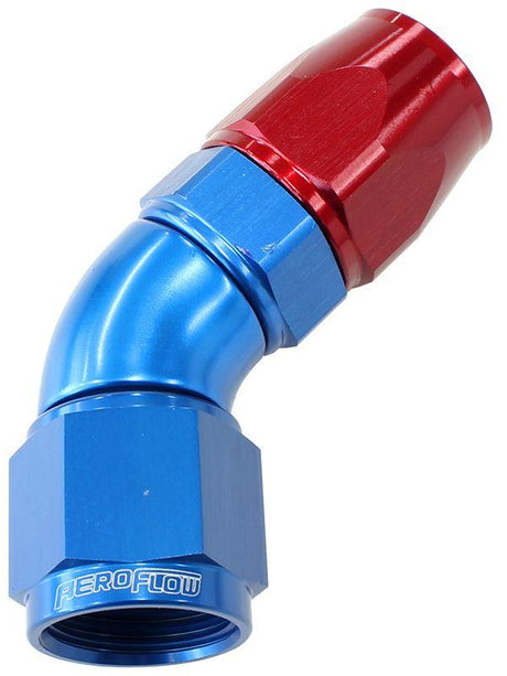Aeroflow 570 Series PTFE 45° Hose End -12AN (AF572-12D) AF572-12D