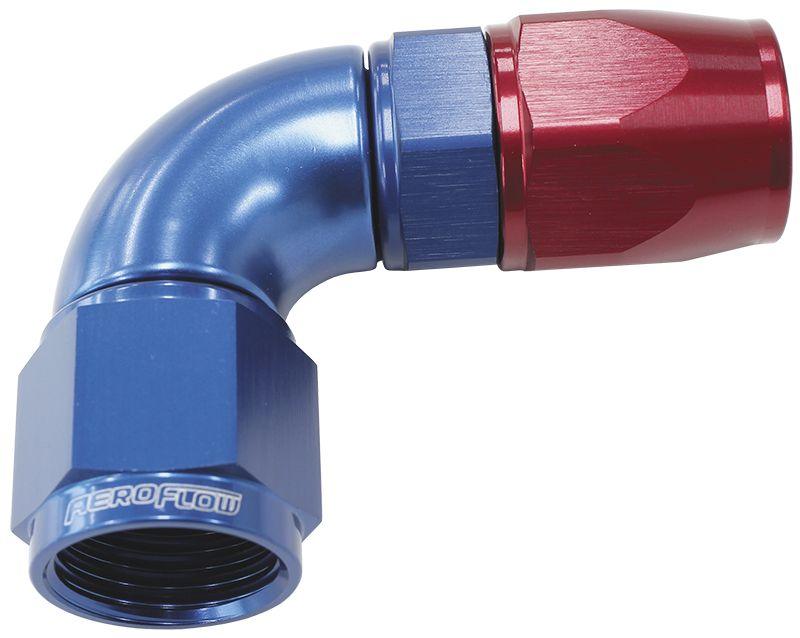 Aeroflow 570 Series PTFE 90° Hose End -8AN (AF573-08D) AF573-08D