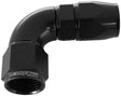 Aeroflow 570 Series PTFE 90° Hose End -12AN (AF573-12DBLK) AF573-12DBLK