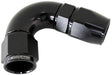 Aeroflow 570 Series PTFE 120° Hose End -8AN (AF574-08DBLK) AF574-08DBLK